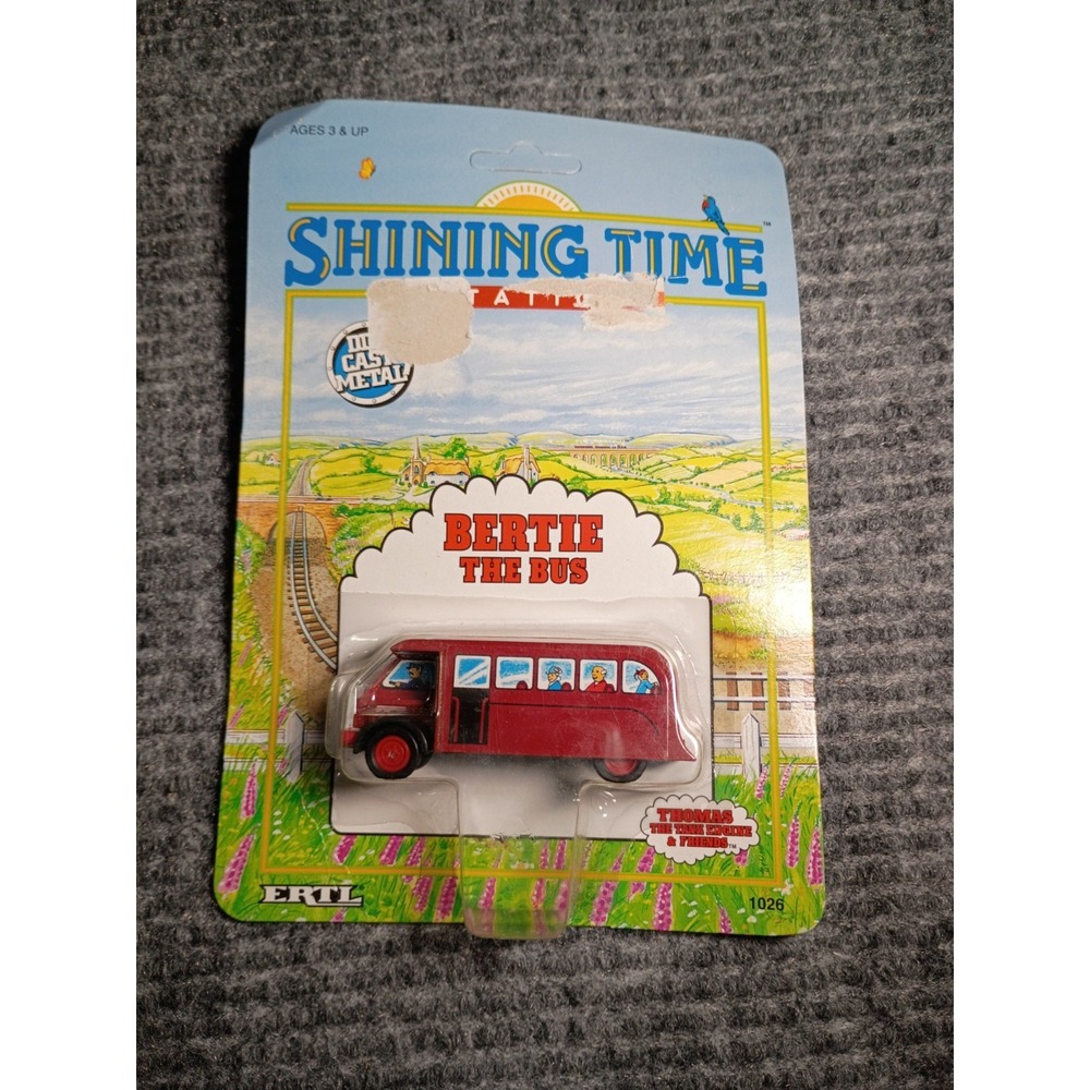 Vintage Shining Time Bertie The Bus Die Cast Metal Thomas The Tank Engine